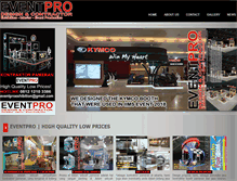 Tablet Screenshot of eventpro-kontraktorpameran.com